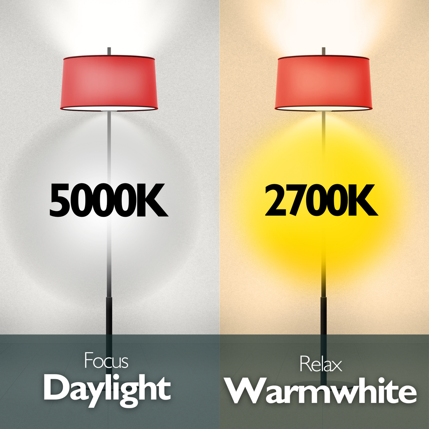 A19-E26 EcoBright™ Bulb-100W 2700K/5000K (4/8/12 Pack)
