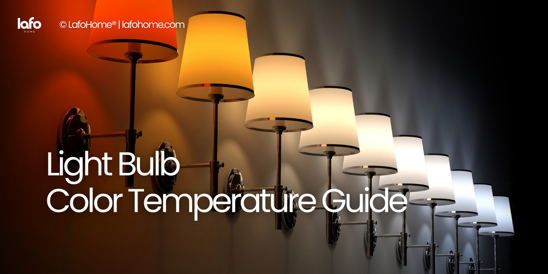 Light Bulb Color Temperature Guide: 2000K vs 2700K vs 3000K vs 5000K