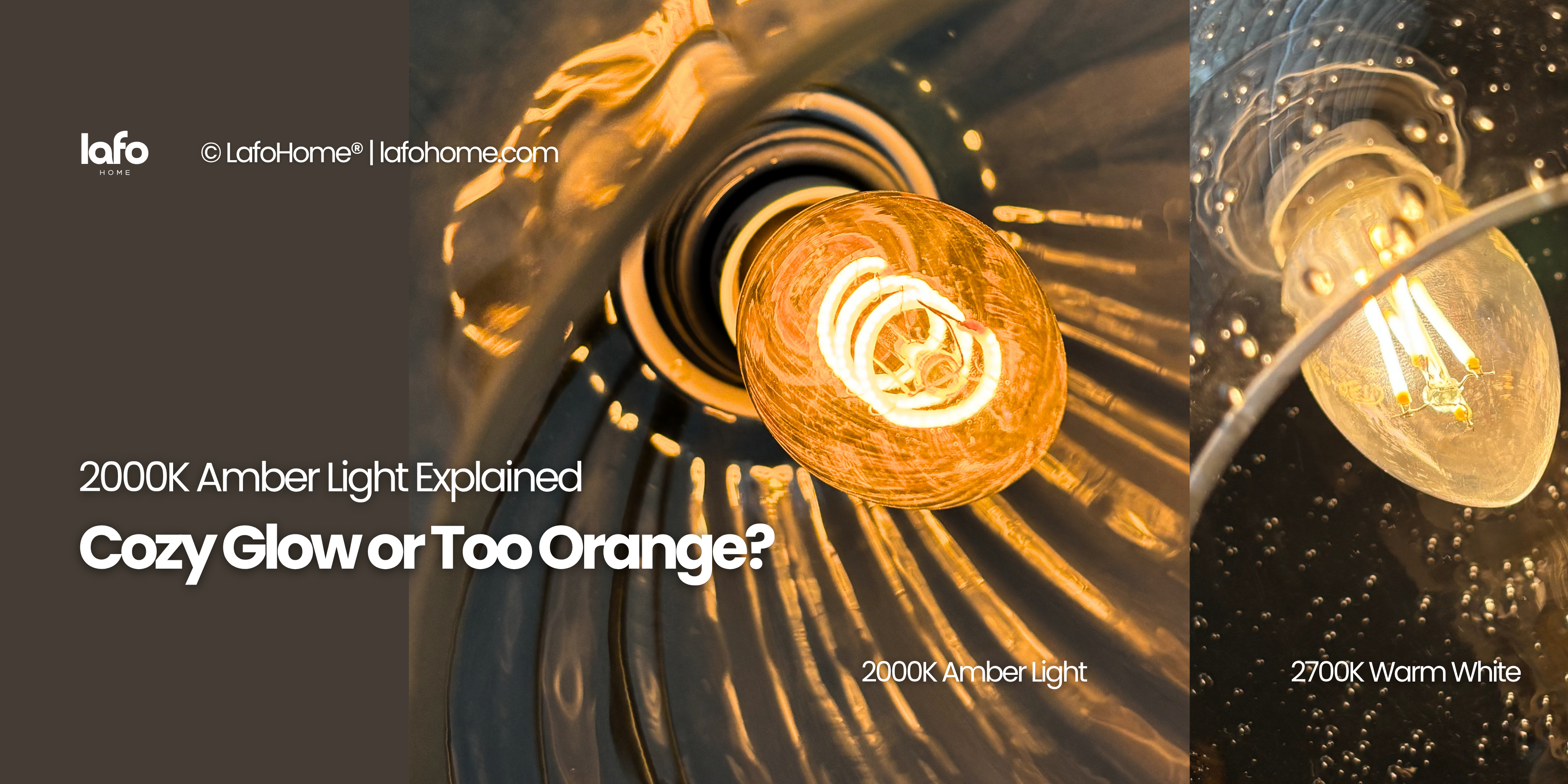 What Does 2000K Amber Light Actually Look Like in a Room — Is It Too Orange for Everyday Use?