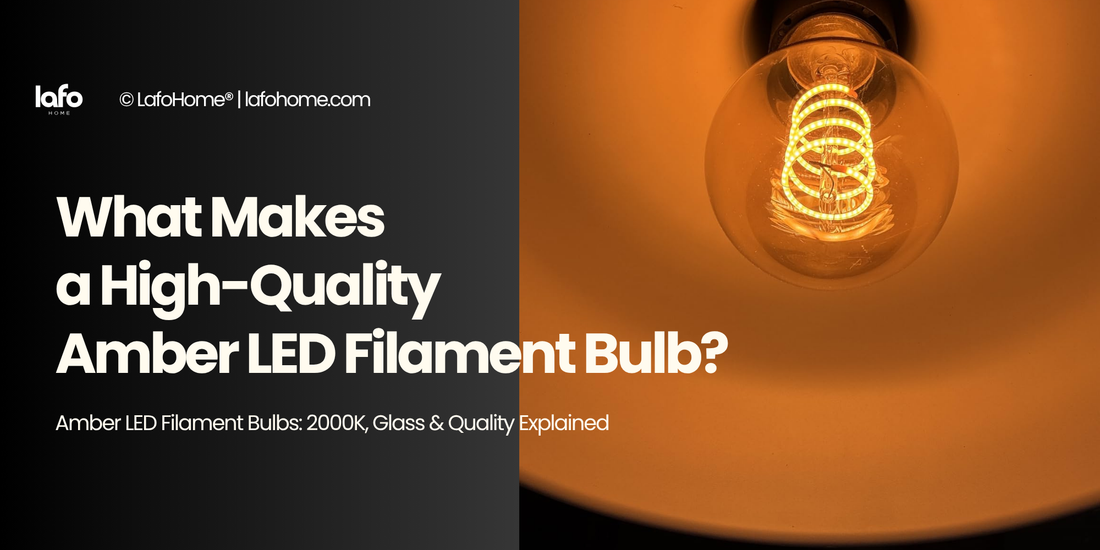 What Makes a High-Quality Amber LED Filament Bulb?