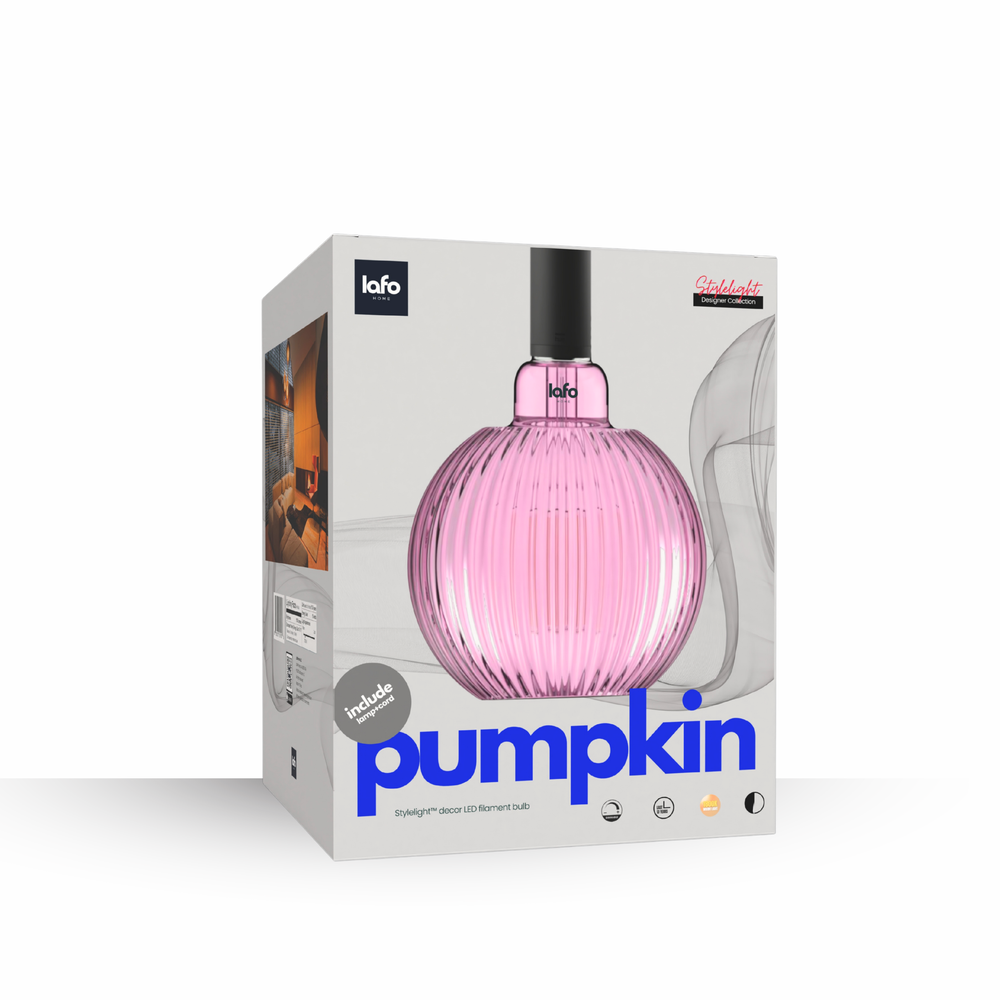 StyleLight™ Pumpkin Series (LARGE) - Decorative LED Filament Bulb (Pink)