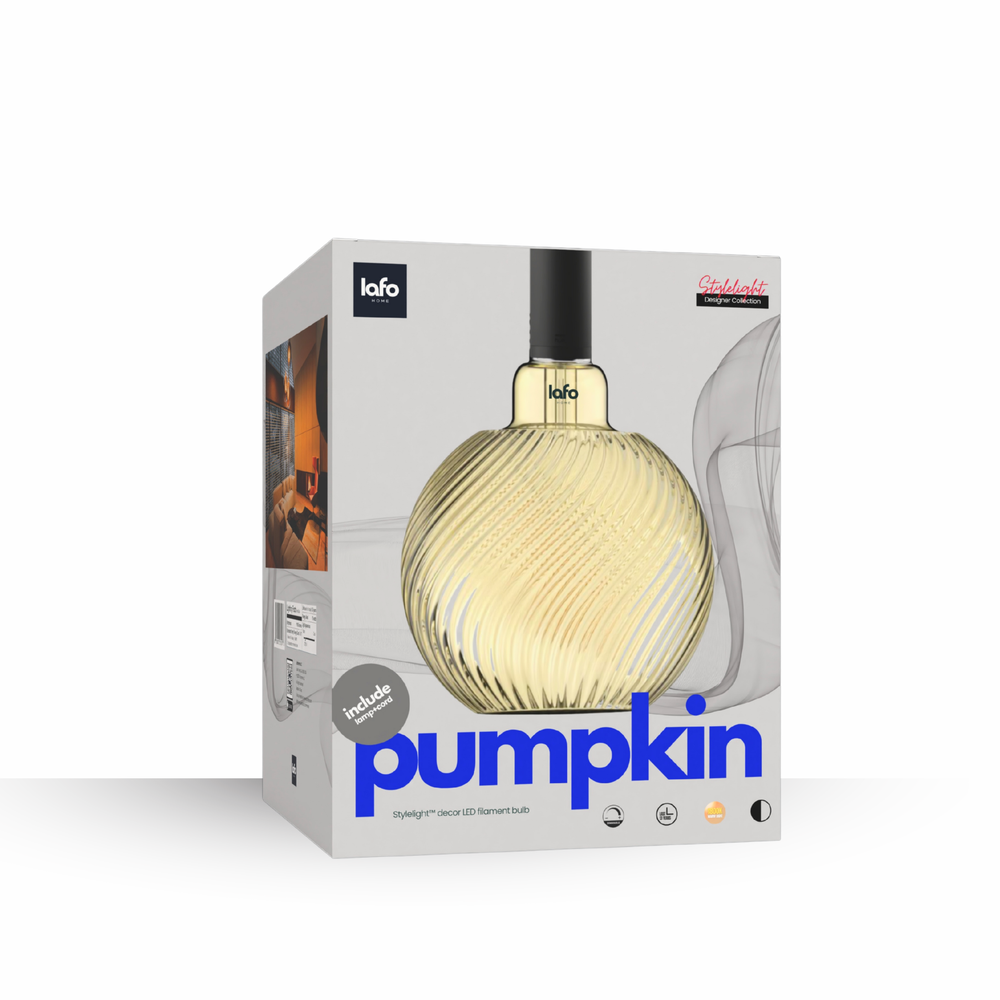 StyleLight™ Pumpkin Series (LARGE) - Decorative LED Filament Bulb (Yellow)