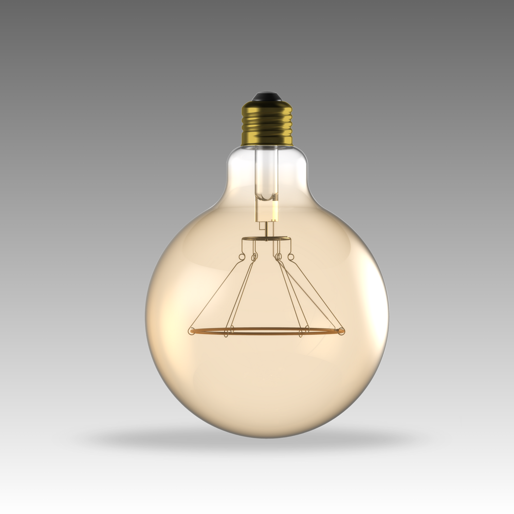 StyleLight™ Ring Series — Modern Decorative LED Filament Bulb (Amber)
