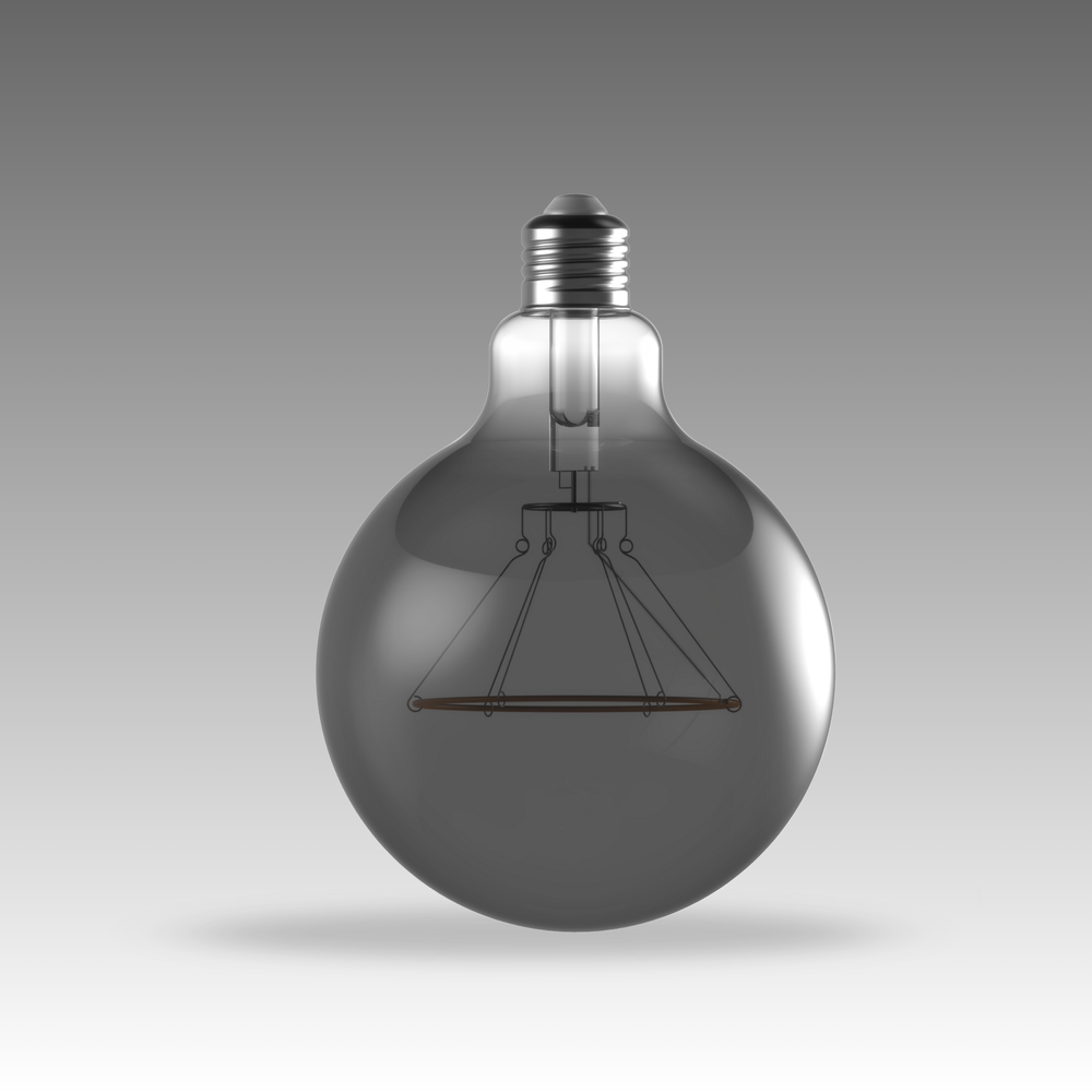 StyleLight™ Ring Series — Modern Decorative LED Filament Bulb (Gray)