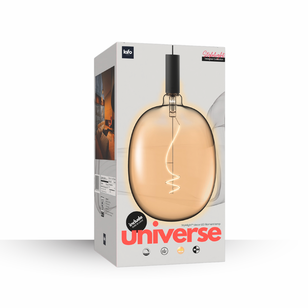 StyleLight™ Universe Series — Decorative LED Filament Bulb (Amber)