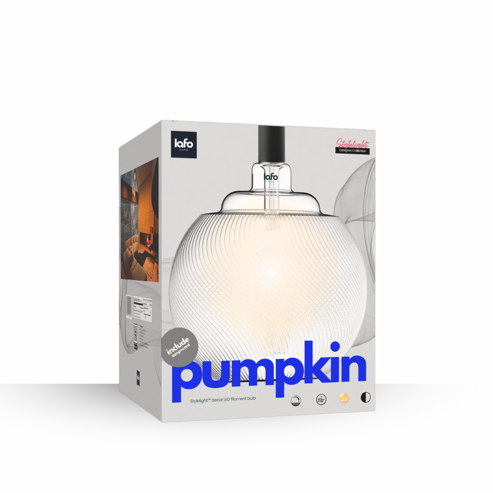 StyleLight™ Pumpkin Series (LARGE) - Decorative LED Filament Bulb (White)