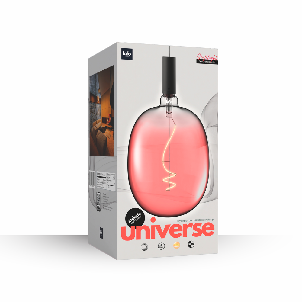 StyleLight™ Universe Series — Decorative LED Filament Bulb (Red)
