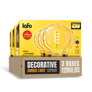 G25-E26 TimellessGlow amebr globe 40W 2000K (4/8/12 Pack)