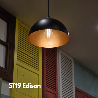 ST19-E26 TimlessGlow amber edison 60W 2500K(4/8/12 Pack)