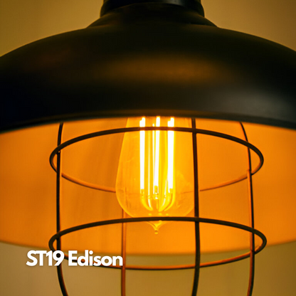 ST19-E26 TimlessGlow amber edison 60W 2500K(4/8/12 Pack)